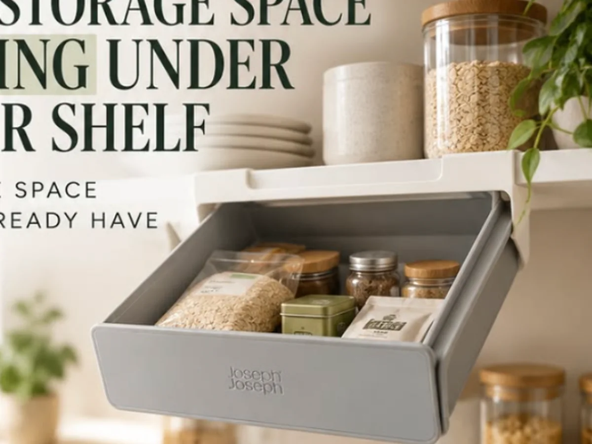 Illustrative KANSO visual of the CupboardStore Under-Shelf Drawer