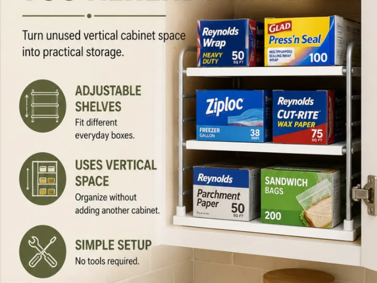 Vertical-space concept for the reviewed product